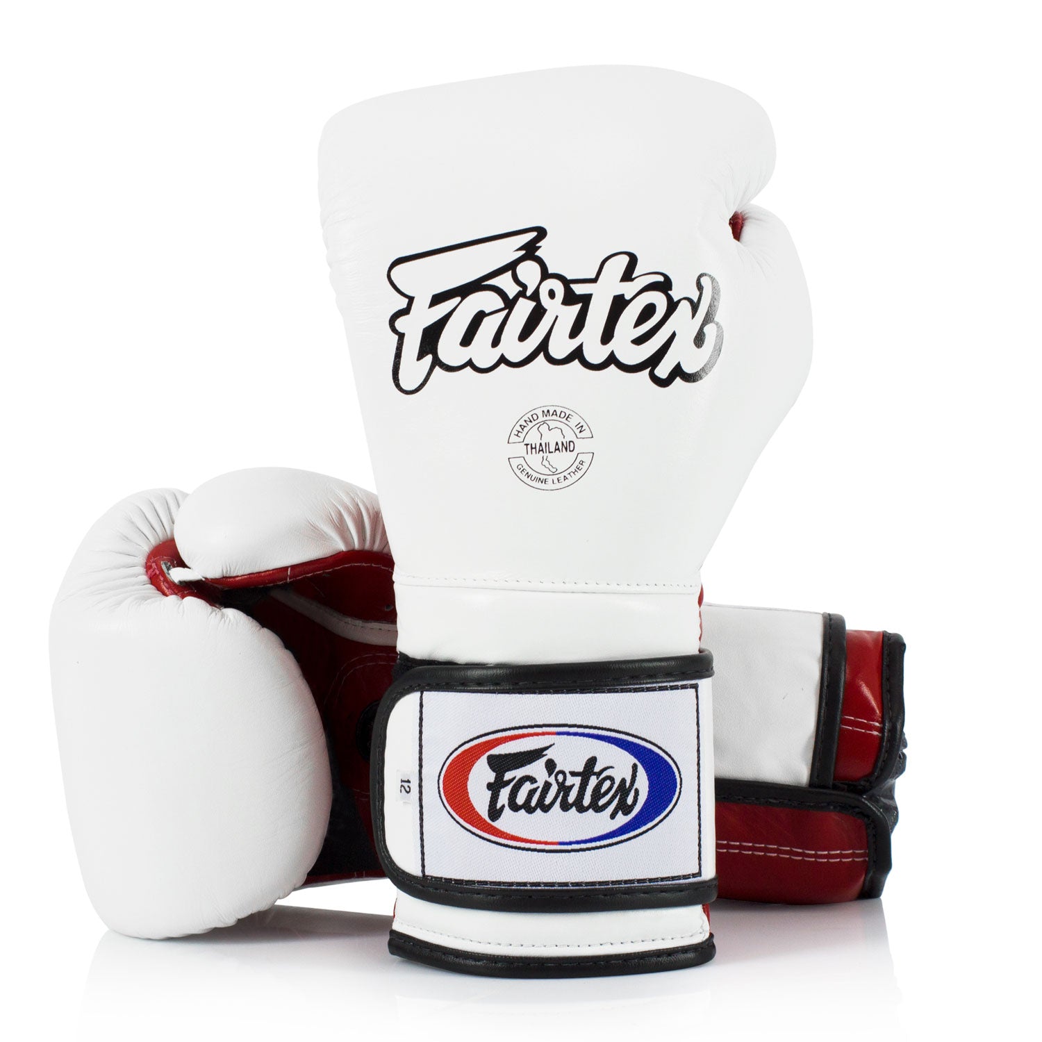 Fairtex BGV9 Mexican Style Boxing Gloves - White-Red