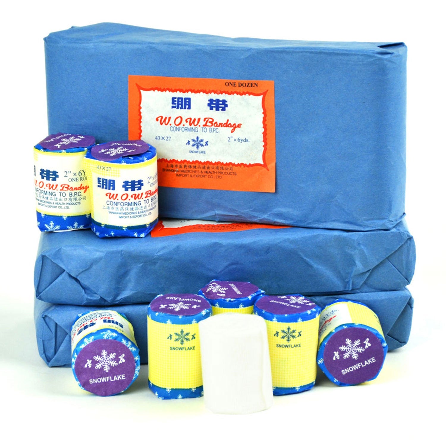 CH3 Snowflake Competition Wraps (Pack of 12)