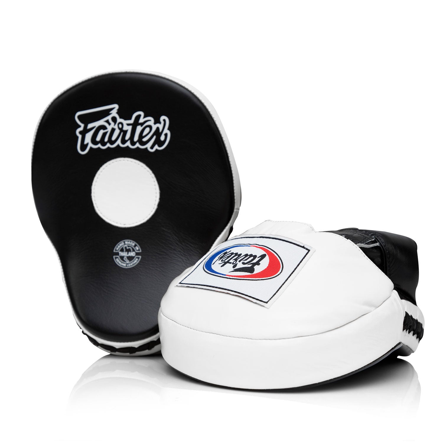 Fairtex FMV9 Contoured Focus Mitts - Black-White