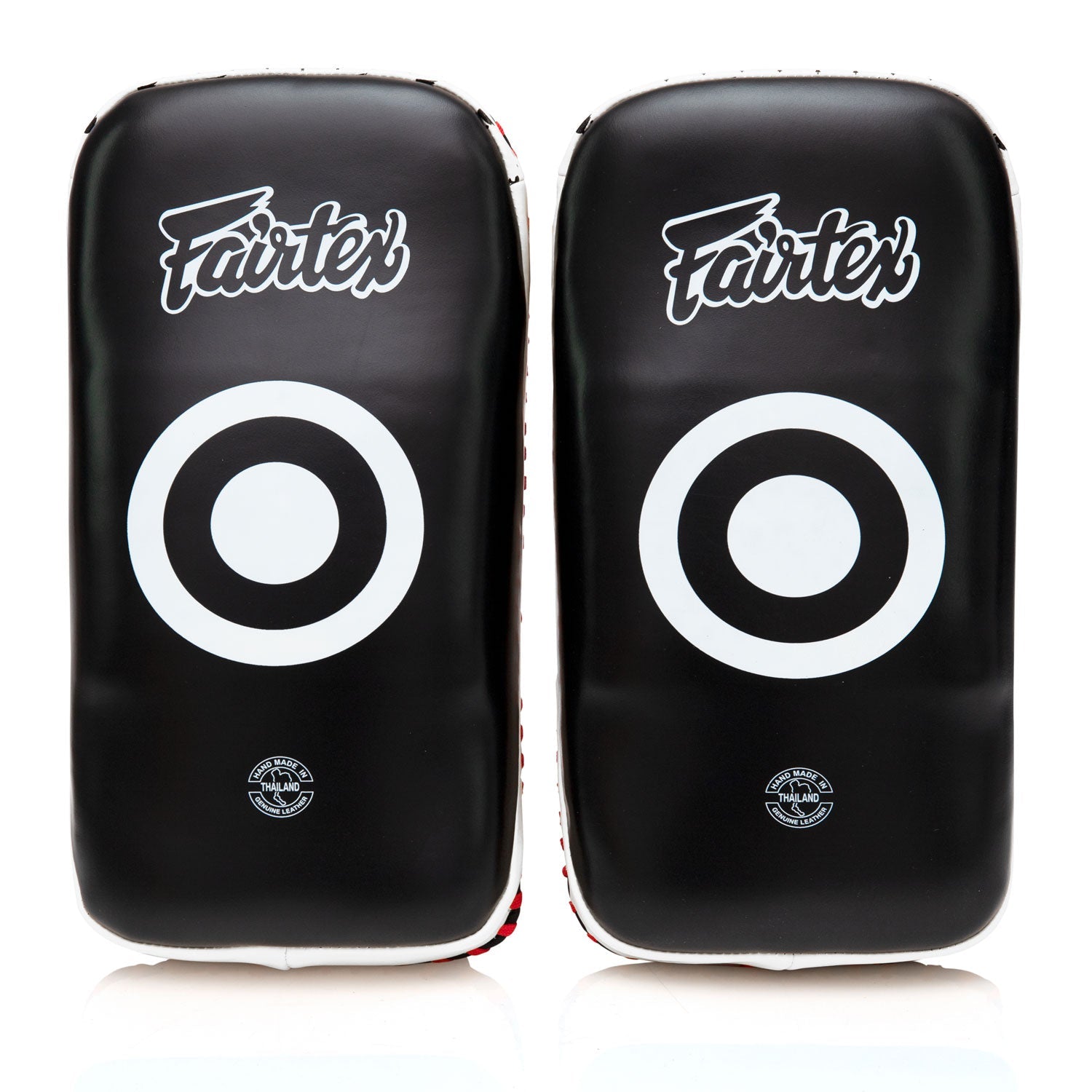 Fairtex KPLC2 Curved Thai Kick Pads Standard - Black-White