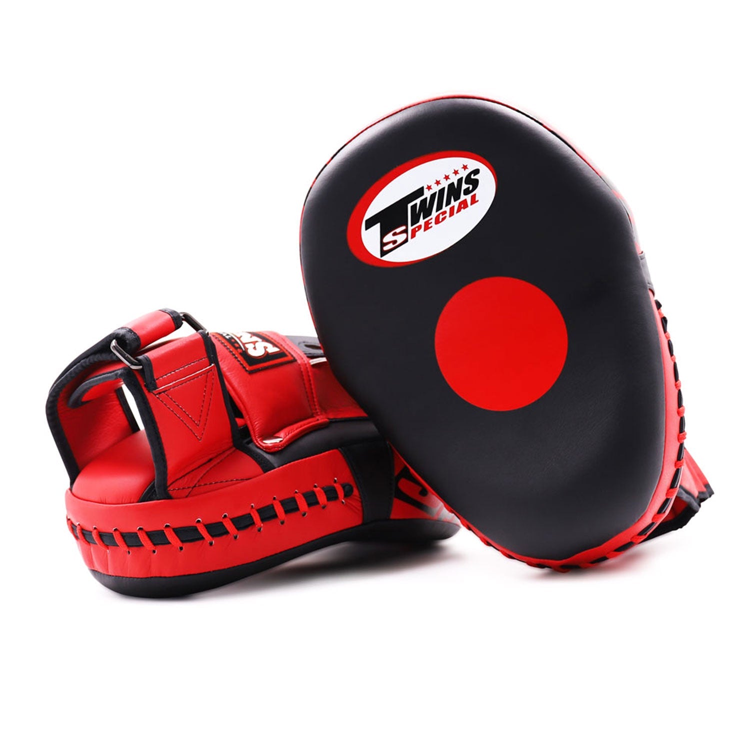 PMS28 Twins Special Microfibre Focus Mitts Black-Red