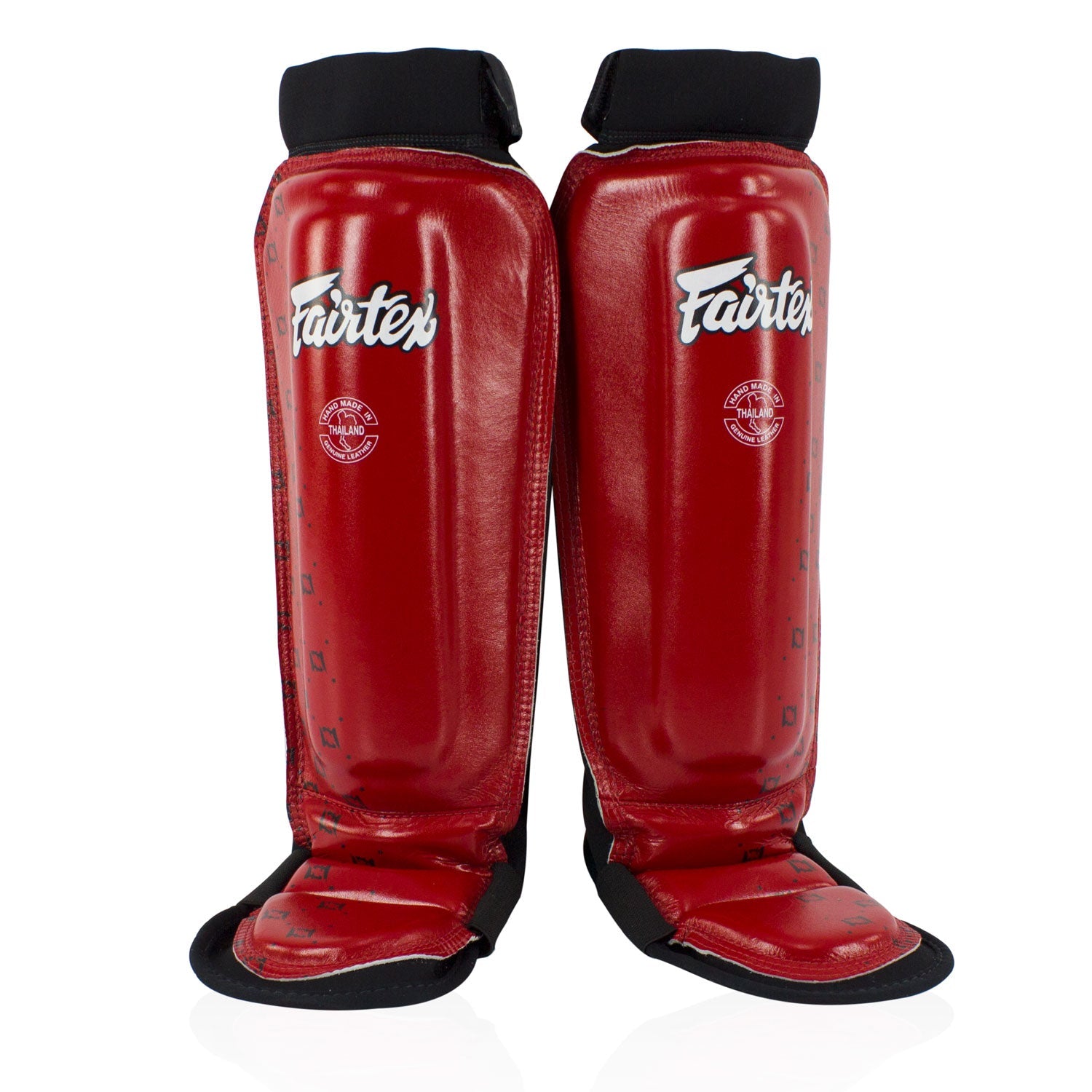 Fairtex SP6 Neoprene MMA Shin Pads - Red