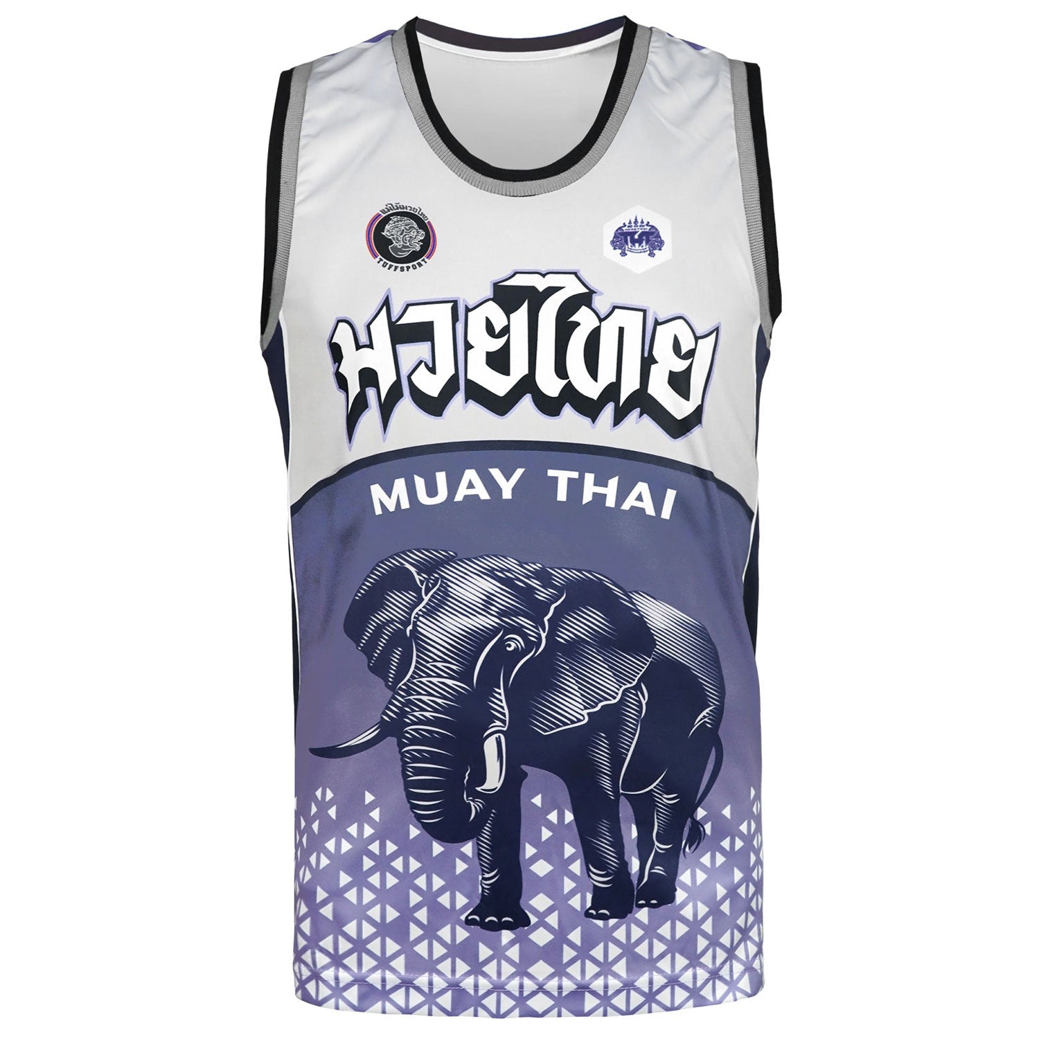 TUFF Tank Top - TT106 - War Elephant Grey-Blue
